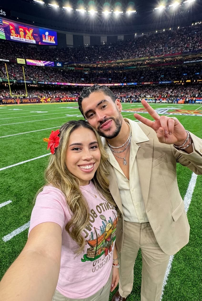 Super Bowl sideline AI transformation with Bad Bunny