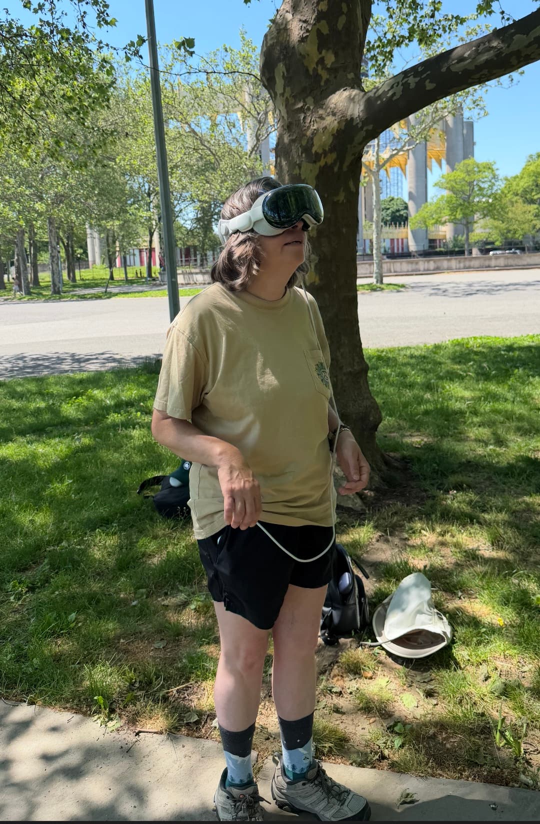 First-time viewer trying the Apple Vision Pro experience