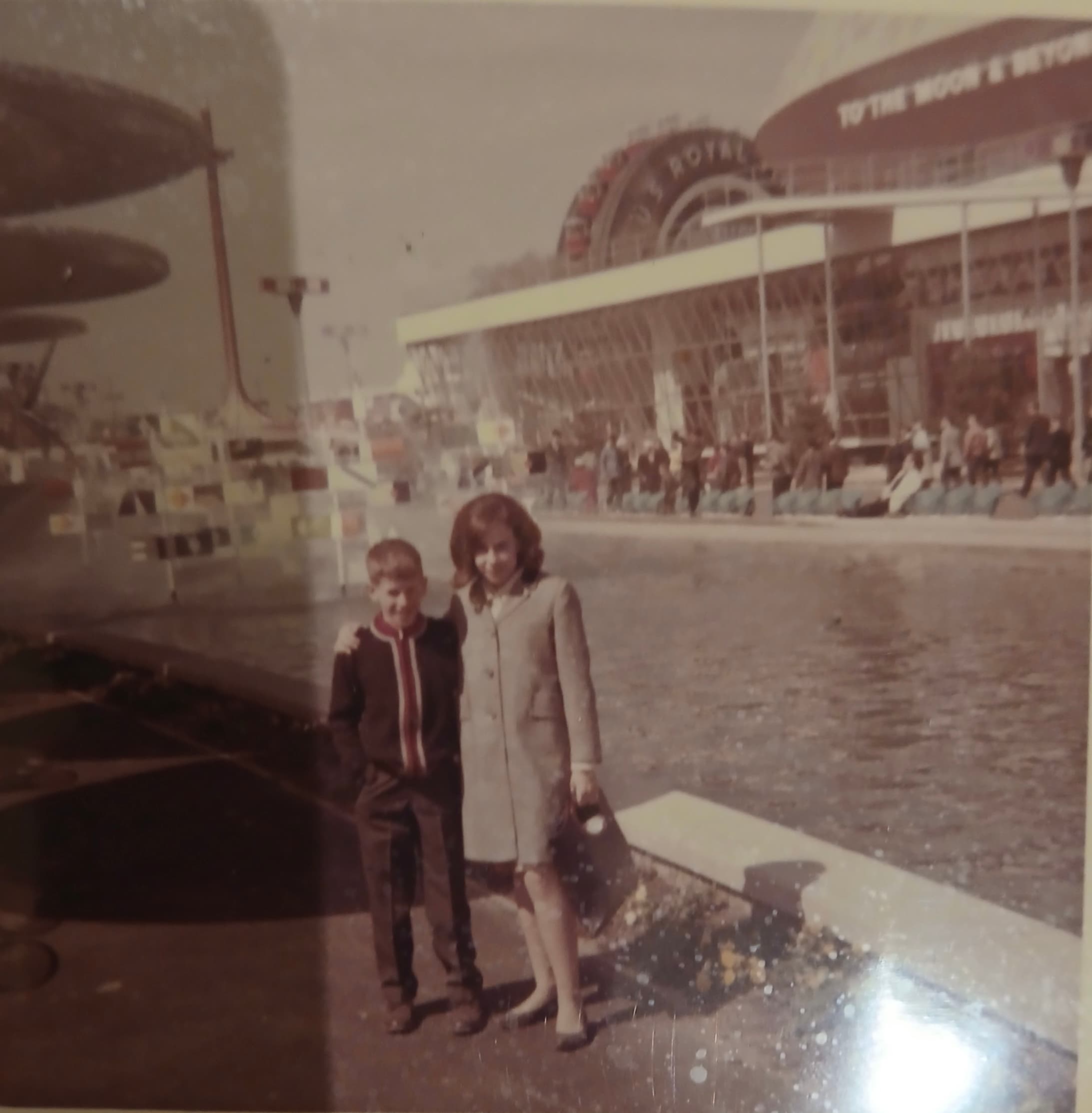 Original: Photo of album page, U.S. Royal and To the Moon & Beyond